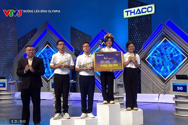 Phương pháp học tập đặc biệt của nữ sinh nhất tuần đường lên đỉnh Olympia- Ảnh 1.