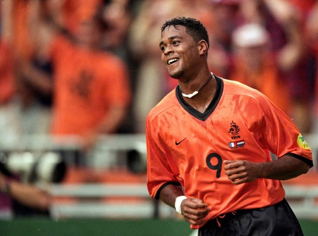 Patrick Kluivert là chân sút khét tiếng trong quá khứ của đội tuyển Hà Lan.