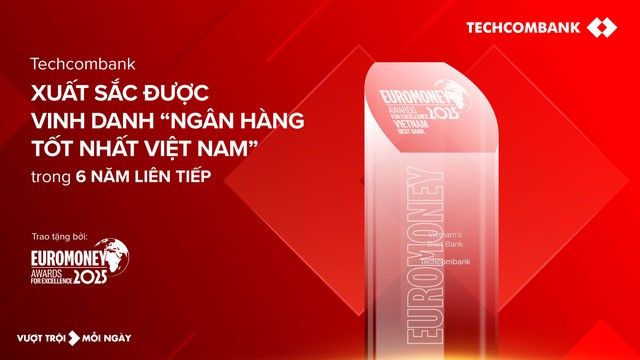 Techcombank tiếp tục được Euromoney vinh danh “Ngân hàng tốt nhất Việt Nam” năm thứ 6 liên tiếp  - Ảnh 1.