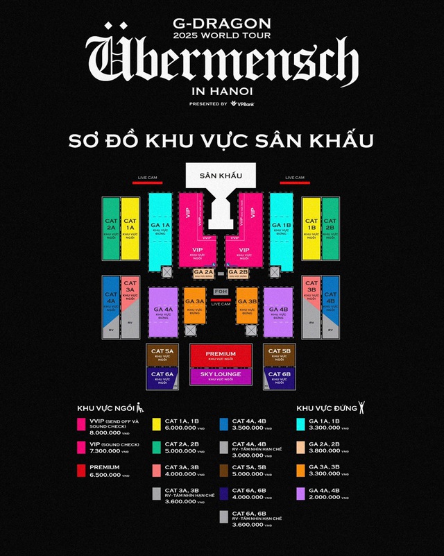 Cơn địa chấn G-DRAGON 2025 WORLD TOUR [Übermensch] mở bán vé Day 2 tại 8Wonder Ocean City- Ảnh 2.