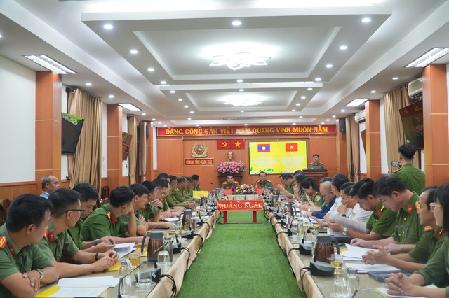 Quảng Ngãi và tỉnh của Lào phối hợp đấu tranh phòng chống tội phạm ma túy- Ảnh 2.