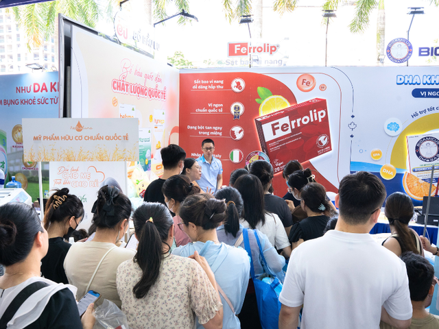 Bổ Bầu EU trở lại "Gây bão" tại Festival Mẹ bầu & Em bé 2025 với hàng ngàn quà tặng- Ảnh 1.