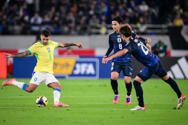 Nhật Bản ngược dòng ngoạn mục đánh bại Brazil- Ảnh 1. Nhật Bản ngược dòng ngoạn mục đánh bại Brazil- Ảnh 1.