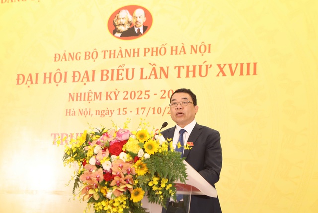 hai trương Trung tâm báo chí phục vụ Đại hội Đảng bộ Hà Nội - Ảnh 1.