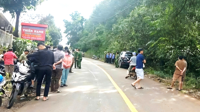 Thực nghiệm hiện trường vụ án 3 người bị bắn tử vong ở Đồng Nai- Ảnh 1. Thực nghiệm hiện trường vụ án 3 người bị bắn tử vong ở Đồng Nai- Ảnh 1.
