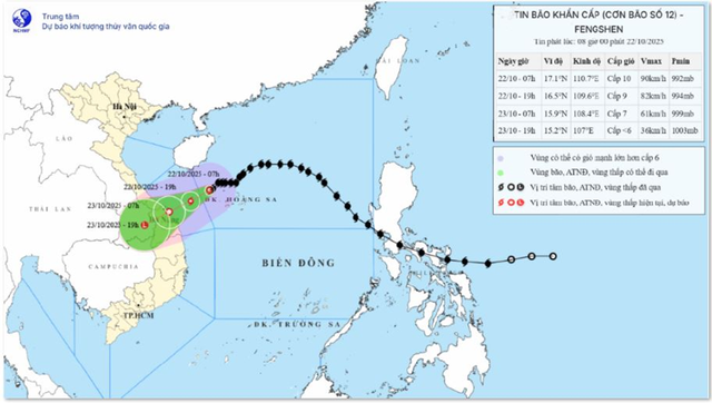 Bão Thần Gió mang theo "túi nước khổng lồ" tới 900 mm trút xuống nơi nào? - Ảnh 1.