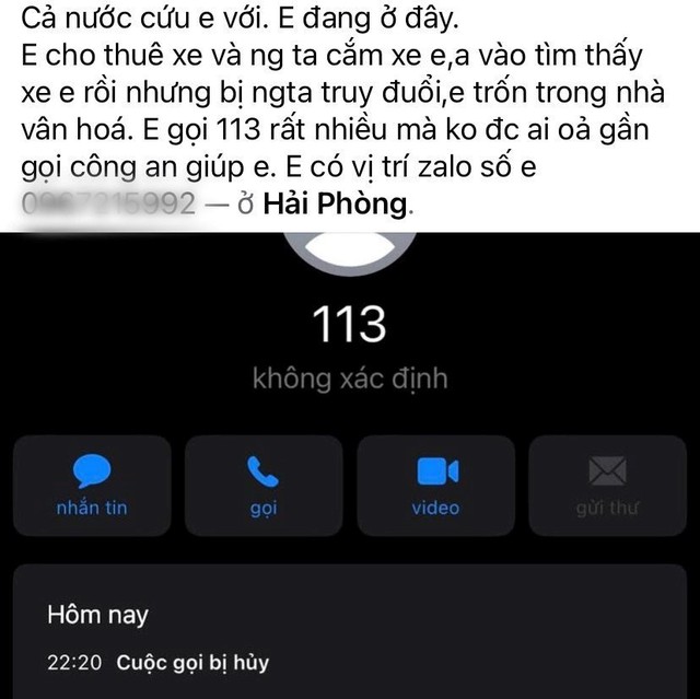 Lý do người đàn ông trốn trong nhà văn hóa, lên mạng cầu cứu lúc tối muộn - Ảnh 1.