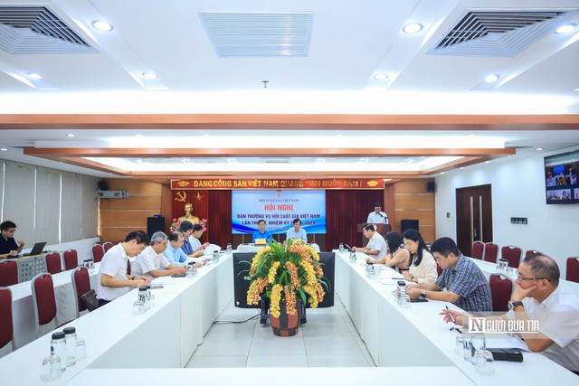 Ban Thường vụ Hội Luật gia Việt Nam thống nhất sửa đổi dự thảo Điều lệ Hội- Ảnh 1.