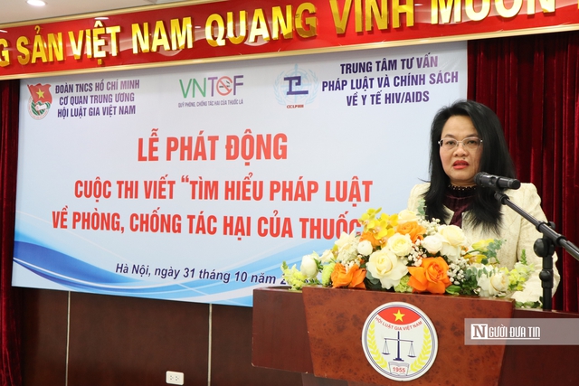 Đoàn Thanh niên Cơ quan Trung ương Hội Luật gia Việt Nam phát động Cuộc thi viết “Tìm hiểu pháp luật về phòng, chống tác hại của thuốc lá” - Ảnh 1.