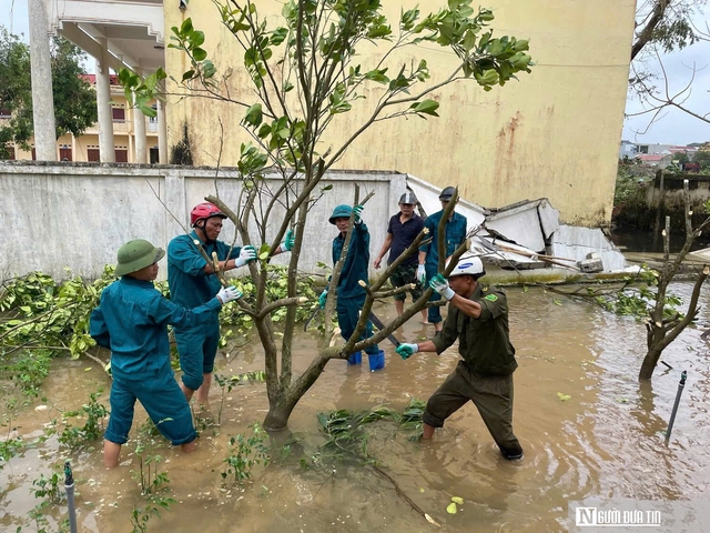 Khắc phục, sửa chữa hàng loạt trường học ở Thanh Hóa tan hoang sau bão, lũ- Ảnh 13.
