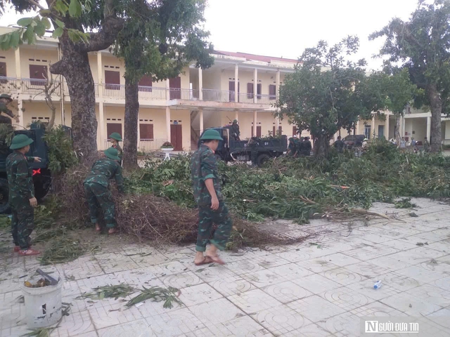 Khắc phục, sửa chữa hàng loạt trường học ở Thanh Hóa tan hoang sau bão, lũ- Ảnh 10.