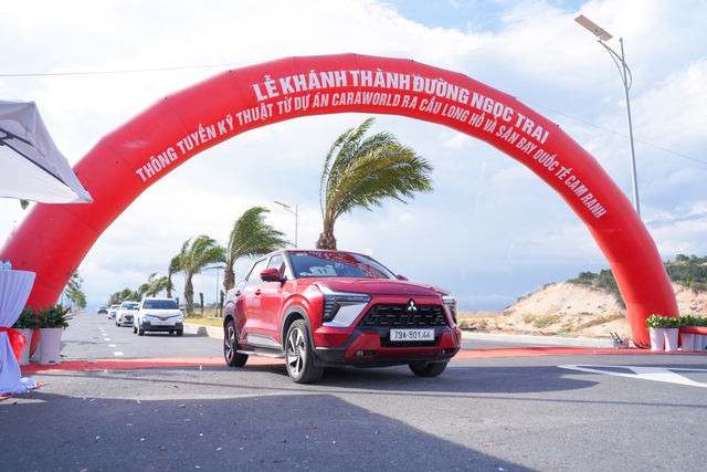 Thông xe tuyến đường kết nối CaraWorld đến sân bay quốc tế Cam Ranh- Ảnh 2.