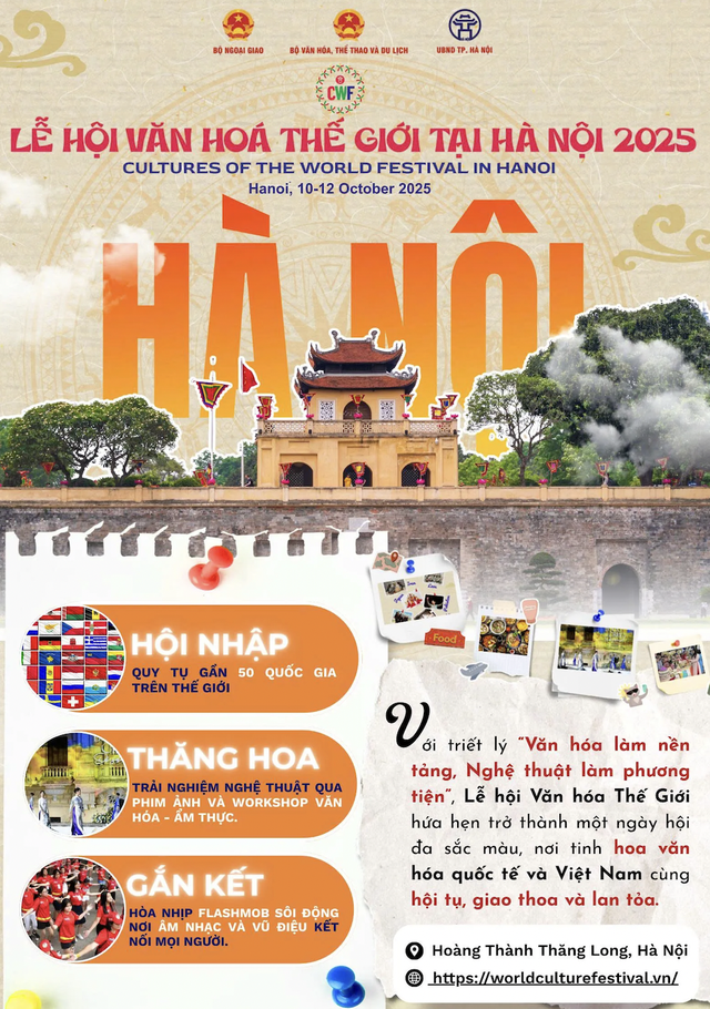 48 quốc gia hội tụ tại Hà Nội trong Lễ hội Văn hóa Thế giới- Ảnh 2. 48 quốc gia hội tụ tại Hà Nội trong Lễ hội Văn hóa Thế giới- Ảnh 2.