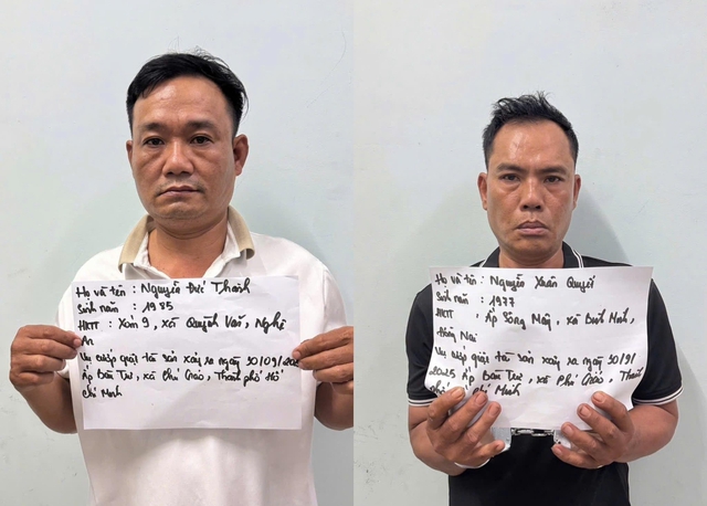 Tp.HCM: Nhanh chóng truy bắt 2 đối tượng cướp giật hàng trăm triệu đồng - Ảnh 1. Tp.HCM: Nhanh chóng truy bắt 2 đối tượng cướp giật hàng trăm triệu đồng - Ảnh 1.