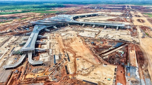 Sân bay Long Thành: Tháp kiểm soát, đường băng, nhà ga đang “mọc lên” giữa đại công trường - Ảnh 4.
