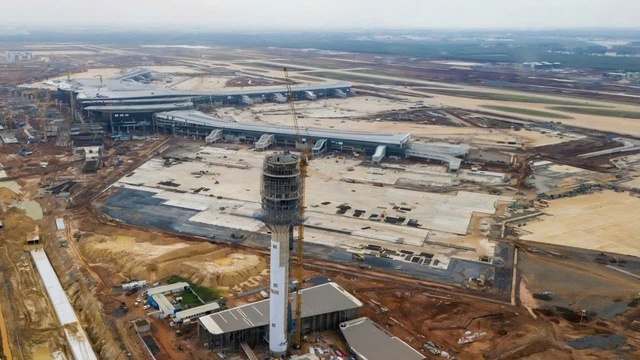 Sân bay Long Thành: Tháp kiểm soát, đường băng, nhà ga đang “mọc lên” giữa đại công trường - Ảnh 15.