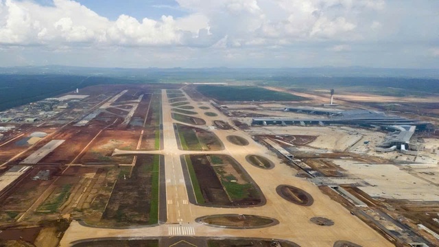 Sân bay Long Thành: Tháp kiểm soát, đường băng, nhà ga đang “mọc lên” giữa đại công trường - Ảnh 12.