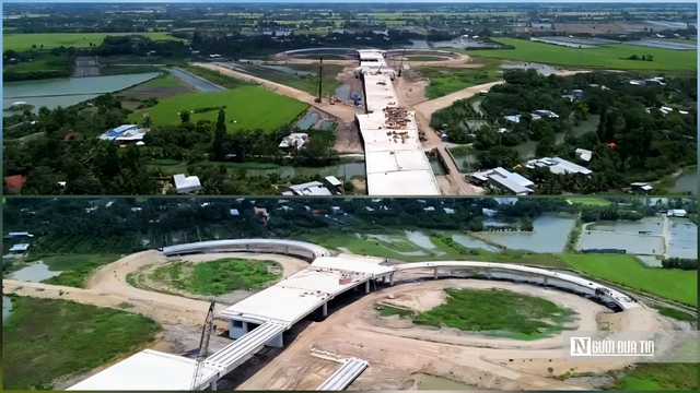 "Đại công trình" nghìn tỷ Cao Lãnh – An Hữu chạy nước rút để kịp thông xe kỹ thuật- Ảnh 13. "Đại công trình" nghìn tỷ Cao Lãnh – An Hữu chạy nước rút để kịp thông xe kỹ thuật- Ảnh 13.