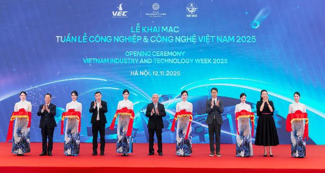 Khai mạc Tuần lễ Công nghiệp và Công nghệ Việt Nam 2025 tại Trung tâm Triển lãm Việt Nam - Ảnh 1.