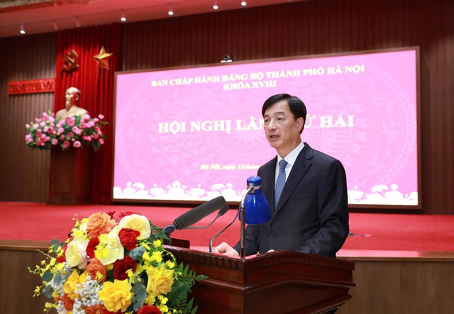 Ban Chấp hành Đảng Hà Nội họp bàn về công tác cán bộ chủ chốt - Ảnh 2.