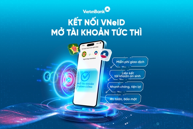 Mở tài khoản VietinBank dễ dàng trên ứng dụng VNeID - Ảnh 1.