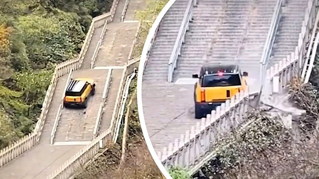 Kinh hoàng khoảnh khắc chiếc ô tô gặp sự cố khi chinh phục "Cổng Trời"- Ảnh 1. Kinh hoàng khoảnh khắc chiếc ô tô gặp sự cố khi chinh phục "Cổng Trời"- Ảnh 1.