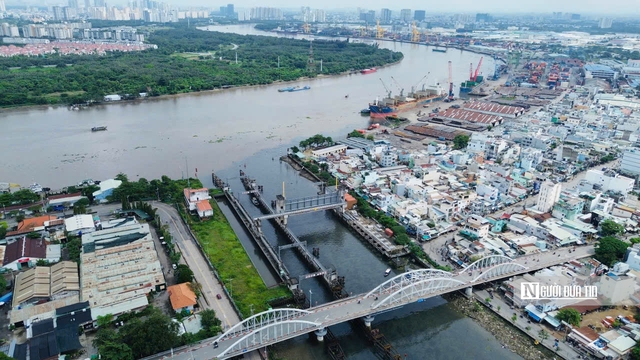 Cận cảnh công trình chống ngập hàng nghìn tỷ tại Tp.HCM  - Ảnh 1.