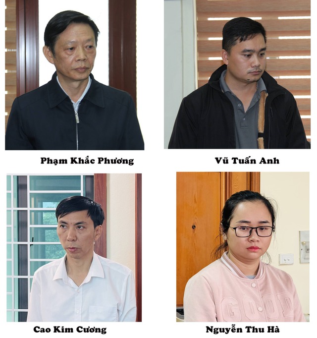 Bắt 4 cán bộ, cựu cán bộ trong vụ lan can hai bên sông Hồng gãy đổ sau bão Yagi- Ảnh 1. Bắt 4 cán bộ, cựu cán bộ trong vụ lan can hai bên sông Hồng gãy đổ sau bão Yagi- Ảnh 1.