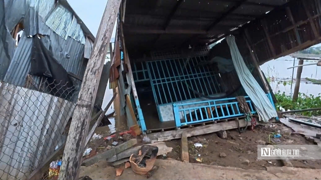 Sạt lở bờ Đông sông Hậu An Giang: Người dân thuật lại khoảnh khắc căn nhà “biến mất” trong vài giây - Ảnh 3.