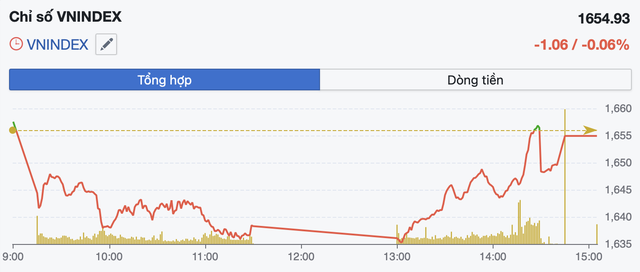 VN-Index rung lắc mạnh, hồi phục nhờ lực đỡ từ nhóm trụ- Ảnh 1.