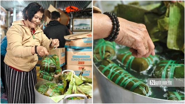 Quảng Ngãi tất bật gói bánh chưng, gom nhu yếu phẩm gửi vùng lũ- Ảnh 5.