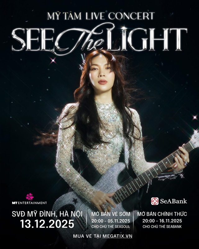 SeABank mang cơ hội săn v&eacute; miễn ph&iacute; cho kh&aacute;ch h&agrave;ng trải nghiệm Mỹ T&acirc;m Live Concert 2025 - Ảnh 2.