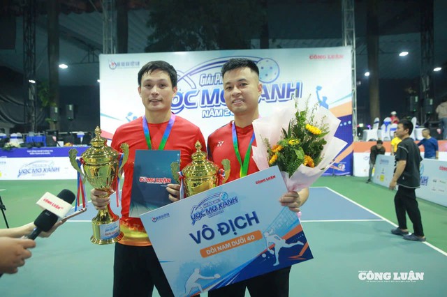 Giải Pickleball 'Ước Mơ Xanh' 2025 khép lại với nhiều cảm xúc và giá trị nhân văn- Ảnh 6. Giải Pickleball 'Ước Mơ Xanh' 2025 khép lại với nhiều cảm xúc và giá trị nhân văn- Ảnh 6.