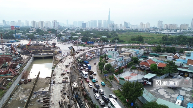 Hiện trạng nút giao thông 3.400 tỷ đồng ở Tp.HCM sau nhiều lần chậm tiến độ- Ảnh 5. Hiện trạng nút giao thông 3.400 tỷ đồng ở Tp.HCM sau nhiều lần chậm tiến độ- Ảnh 5.