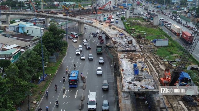 Hiện trạng nút giao thông 3.400 tỷ đồng ở Tp.HCM sau nhiều lần chậm tiến độ- Ảnh 9. Hiện trạng nút giao thông 3.400 tỷ đồng ở Tp.HCM sau nhiều lần chậm tiến độ- Ảnh 9.