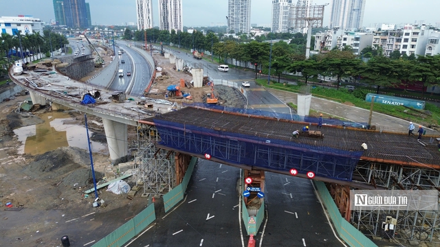Hiện trạng nút giao thông 3.400 tỷ đồng ở Tp.HCM sau nhiều lần chậm tiến độ- Ảnh 12. Hiện trạng nút giao thông 3.400 tỷ đồng ở Tp.HCM sau nhiều lần chậm tiến độ- Ảnh 12.