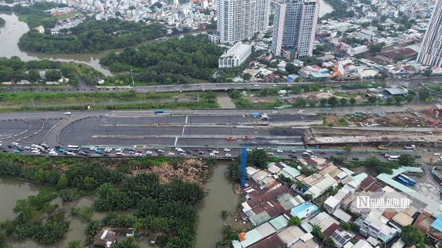 Hiện trạng nút giao thông 3.400 tỷ đồng ở Tp.HCM sau nhiều lần chậm tiến độ- Ảnh 18. Hiện trạng nút giao thông 3.400 tỷ đồng ở Tp.HCM sau nhiều lần chậm tiến độ- Ảnh 18.