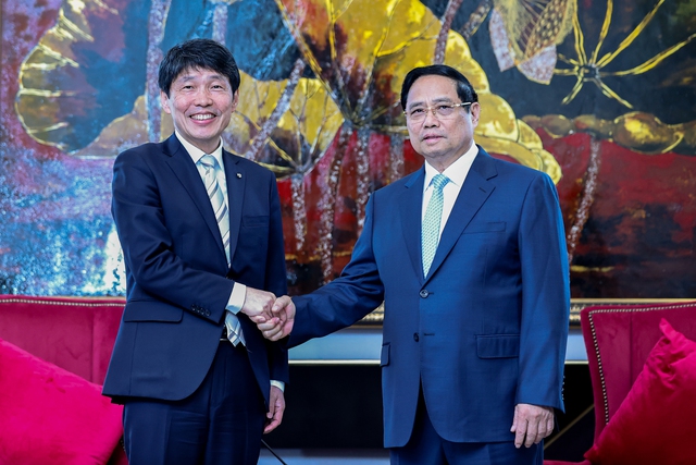 Thủ tướng Phạm Minh Chính tiếp Thống đốc tỉnh Gunma, Nhật Bản - Ảnh 1.