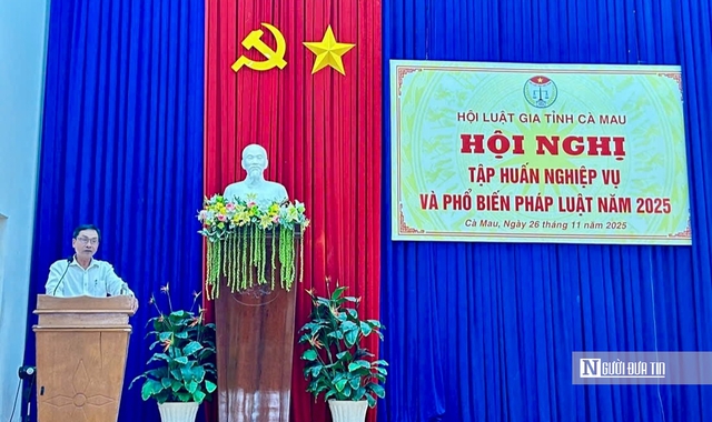 Hội Luật gia Cà Mau hoàn thiện thiết chế pháp lý cơ sở sau hợp nhất- Ảnh 3.