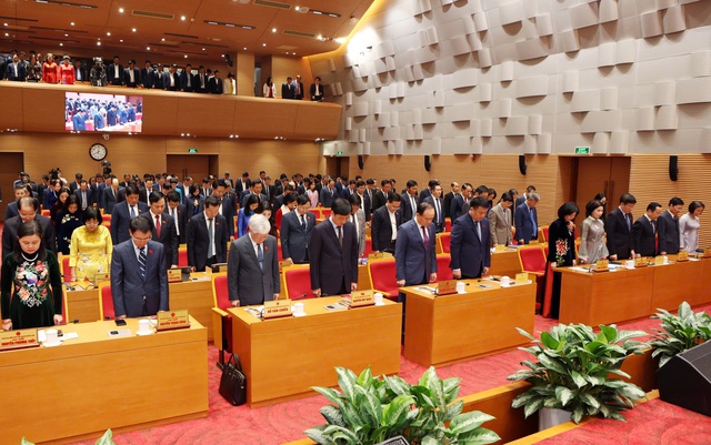 HĐND Thành phố Hà Nội khai mạc kỳ họp thứ 28 - Ảnh 1.