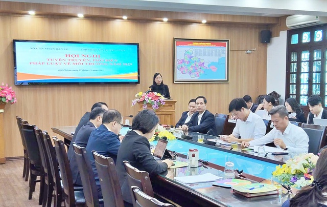 Hội Luật gia Tp.Hải Phòng tăng cường phổ biến pháp luật về môi trường trong hệ thống toà án- Ảnh 2.