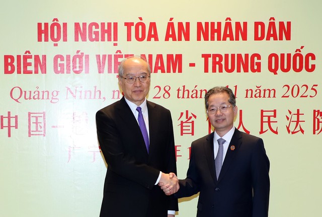 Hội nghị Tòa án nhân dân các tỉnh biên giới Việt Nam - Trung Quốc: Thắt chặt hợp tác tư pháp, giữ vững an ninh biên giới - Ảnh 1.