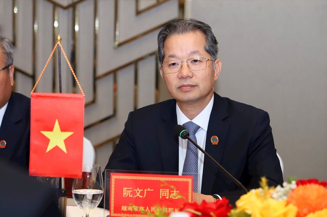 Hội nghị Tòa án nhân dân các tỉnh biên giới Việt Nam - Trung Quốc: Thắt chặt hợp tác tư pháp, giữ vững an ninh biên giới - Ảnh 3.