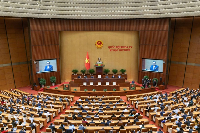 Phát biểu của Tổng Bí thư Tô Lâm tại Quốc hội về dự thảo Văn kiện Đại hội XIV của Đảng - Ảnh 4.