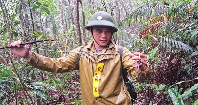 Hành trình vào rừng sâu gỡ "bẫy tử thần" giải cứu động vật hoang dã- Ảnh 8. Hành trình vào rừng sâu gỡ "bẫy tử thần" giải cứu động vật hoang dã- Ảnh 8.