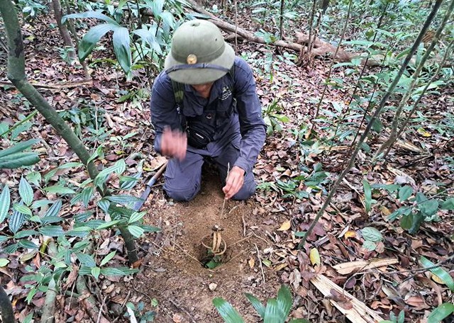 Hành trình vào rừng sâu gỡ "bẫy tử thần" giải cứu động vật hoang dã- Ảnh 3. Hành trình vào rừng sâu gỡ "bẫy tử thần" giải cứu động vật hoang dã- Ảnh 3.
