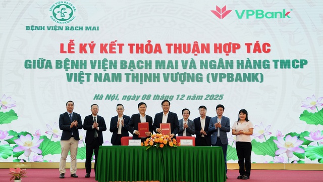 VPBank tài trợ 40 tỷ đồng cho Bệnh viện Bạch Mai, lan tỏa giá trị nhân văn - Ảnh 1.