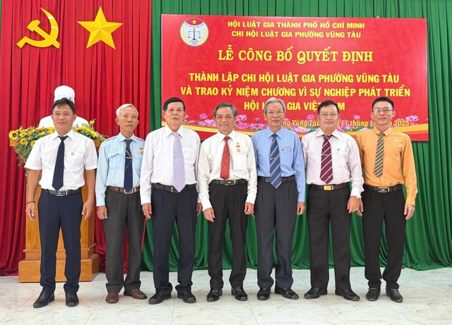 Thành phố Hồ Chí Minh: Thành lập Chi hội Luật gia phường Vũng Tàu - Ảnh 1.
