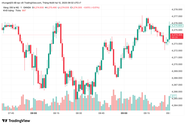 Giá vàng hôm nay 12/12: Bật tăng mạnh sau động thái của Fed- Ảnh 1.