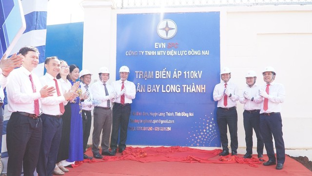 Khánh thành Trạm biến áp 110kV sân bay Long Thành và đường dây đấu nối cấp điện cho sân bay lớn nhất cả nước - Ảnh 5.